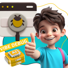 Тестирование & Vibe Debug. Охотники за багами - КИБЕРшкола программирования для детей, компьютерные курсы для школьников, начинающих и подростков - KIBERone г. Екатеринбург